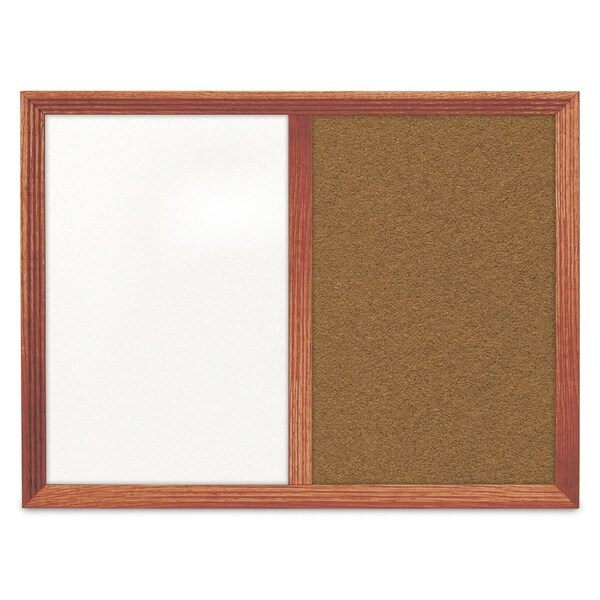 Enclosed Corkboard, 1 Door, 18"x24", 4" Fra